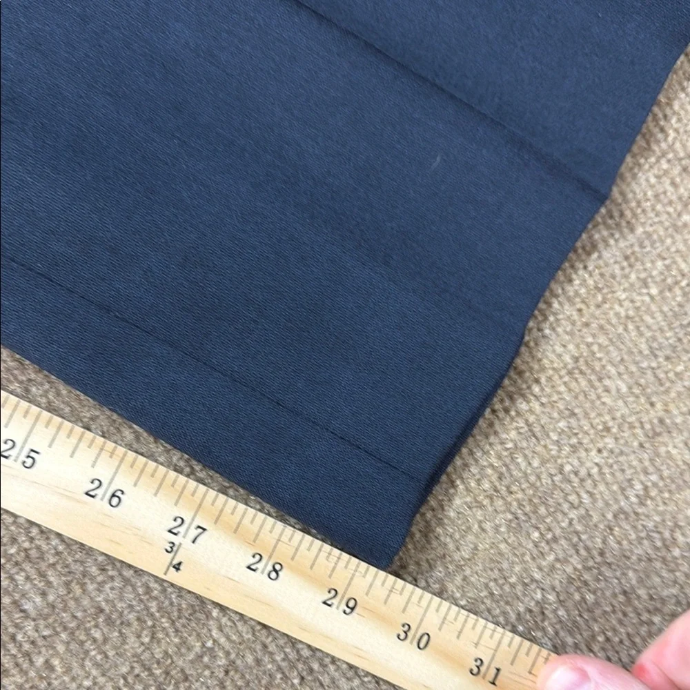 Chaps Men's Navy Blue Dress Pants 42x30 100% Wool Classic Fit Formal Slacks NWT